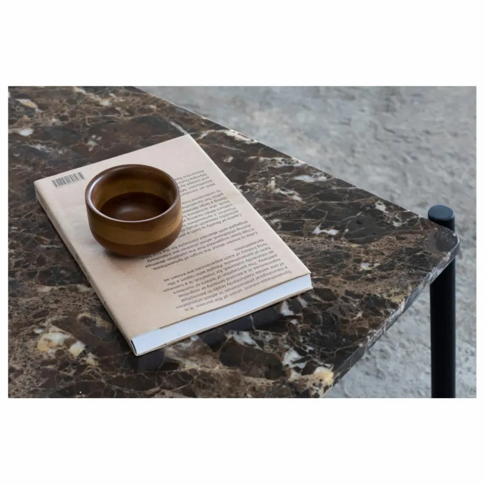 Table d'appoint Curve | Brun