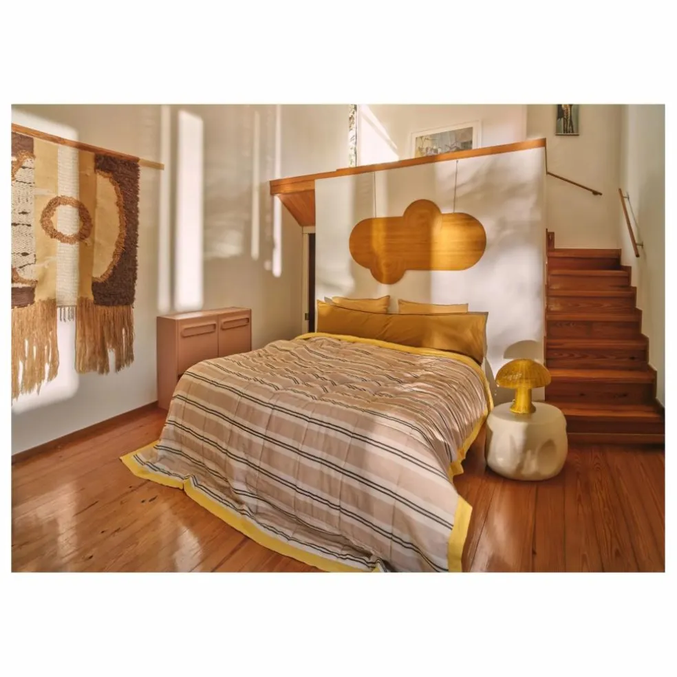 Table d'appoint en céramique | Crème