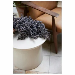 Table d'appoint en faïence | Crème