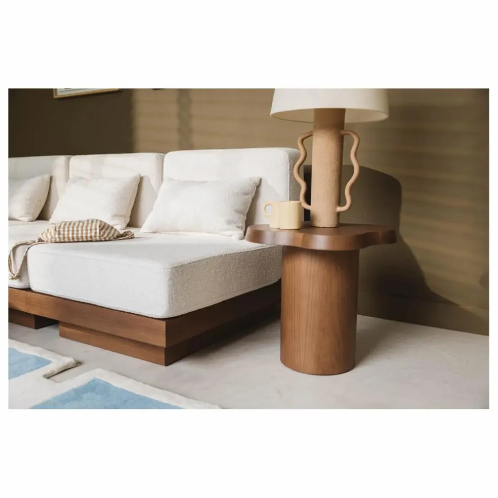 Table d'appoint en finition noyer | Noyer