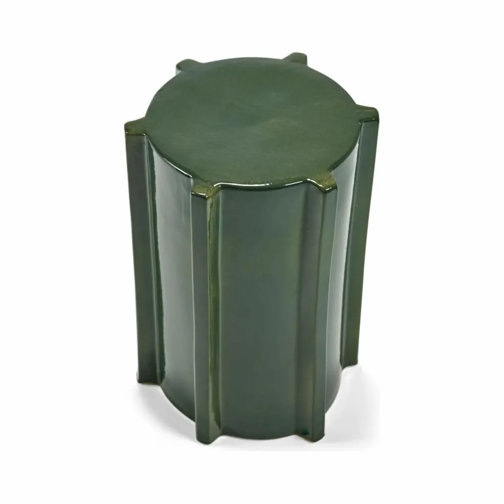 Table d'appoint en grès Pawn, Marie Michielssen | Vert