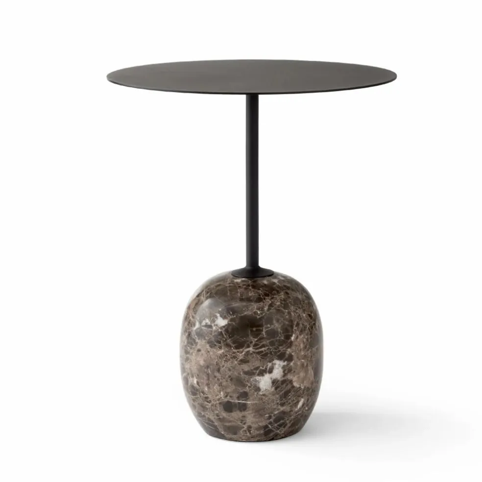 Table d'appoint marbre Lato LN8 | Noir