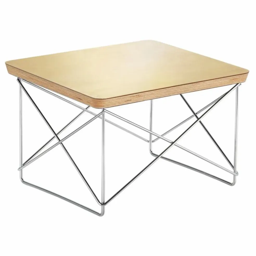 Table d'appoint Occasional LTR - Piétement chromé - Charles & Ray Eames | Feuille d'Or
