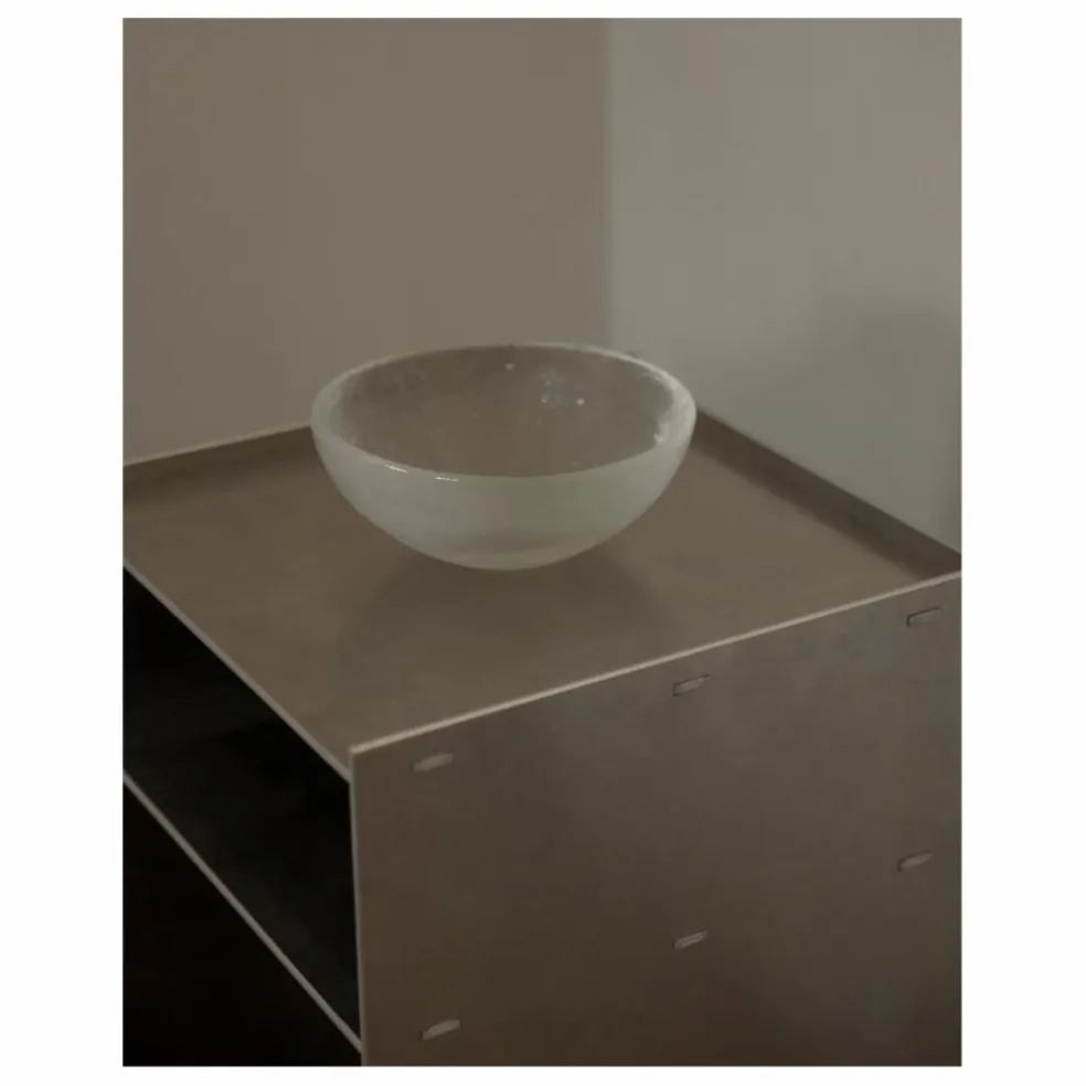 Table d'appoint Rivet box en aluminium