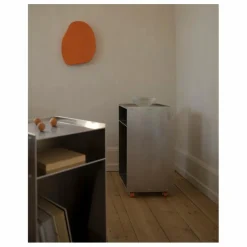 Table d'appoint Rivet box en aluminium