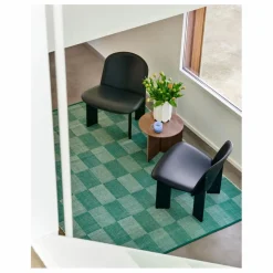 Table d'appoint Slit ronde en bois | Noyer