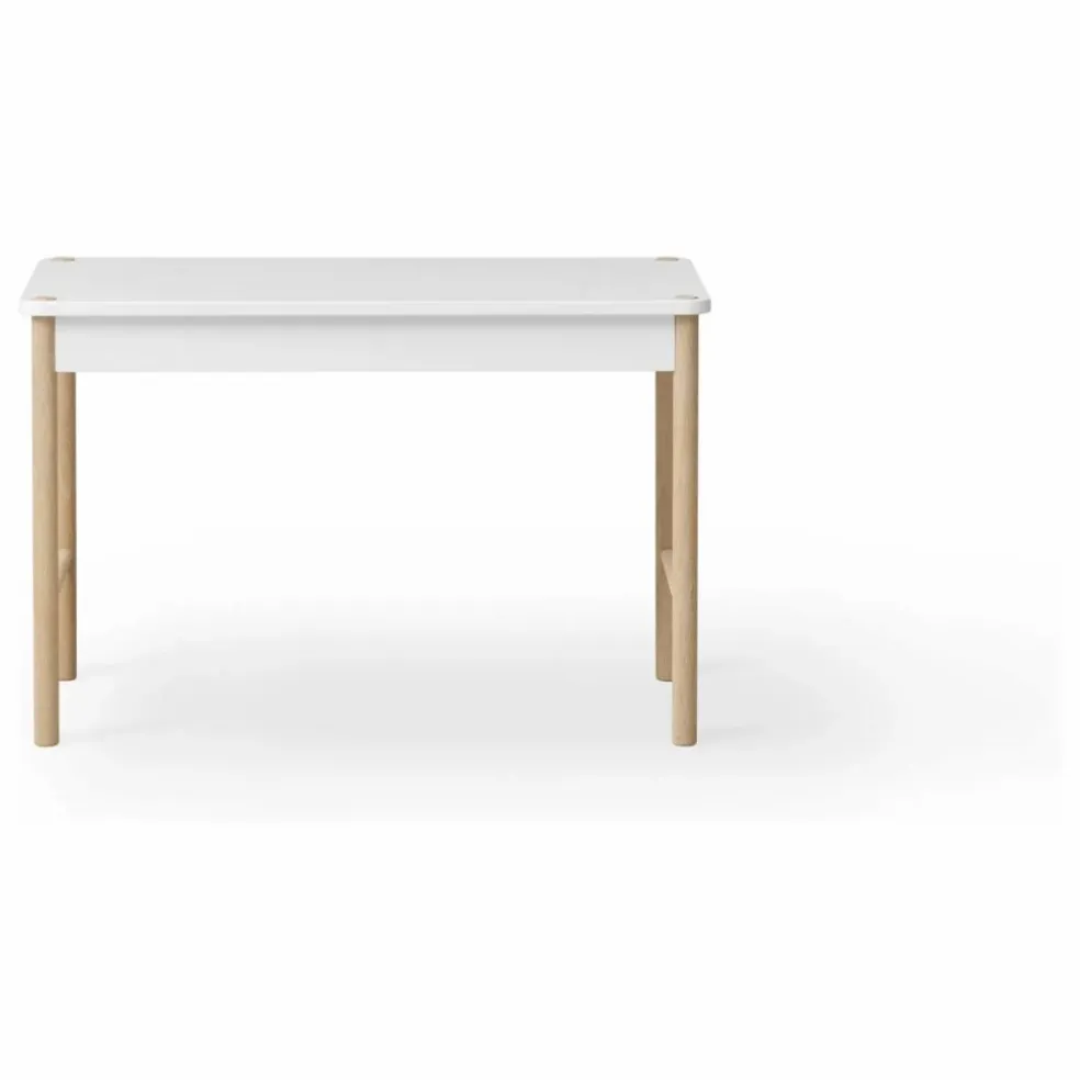 Table de jeux Camp en chêne | Blanc