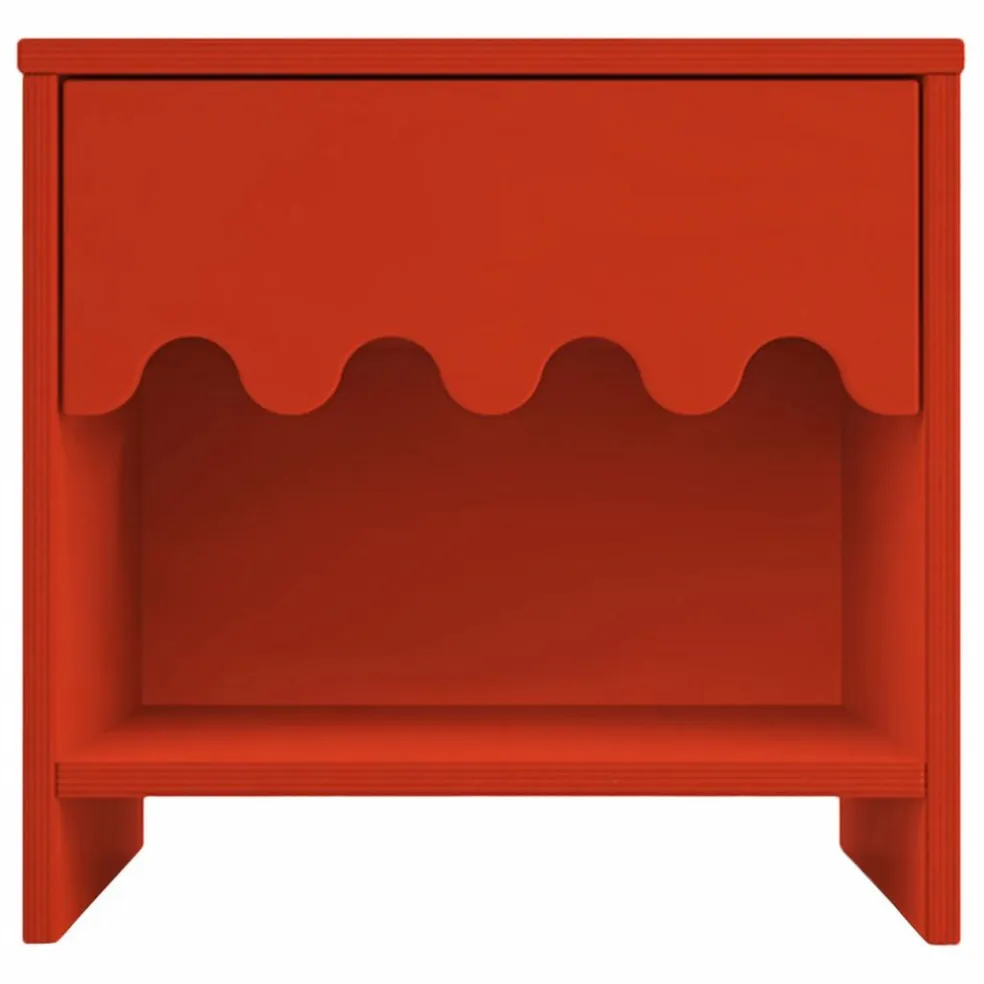 Table de nuit Moss | Rouge