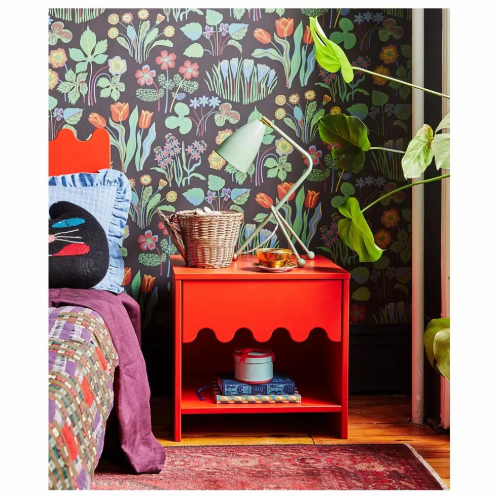 Table de nuit Moss | Rouge