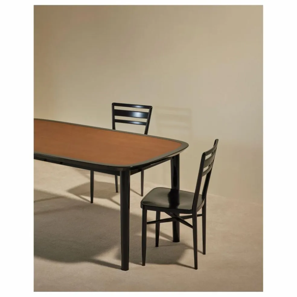 Table en chêne Equilibre | Noir
