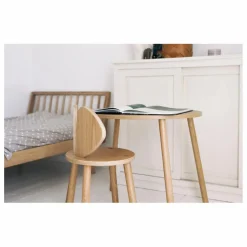 Table et chaise d'écolier en chêne Souris | Chêne
