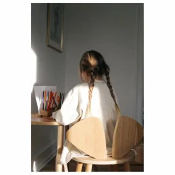 Table et chaise d'écolier en chêne Souris | Chêne