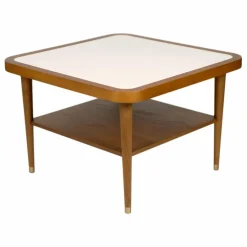 Table Puzzle en chêne | Blanc