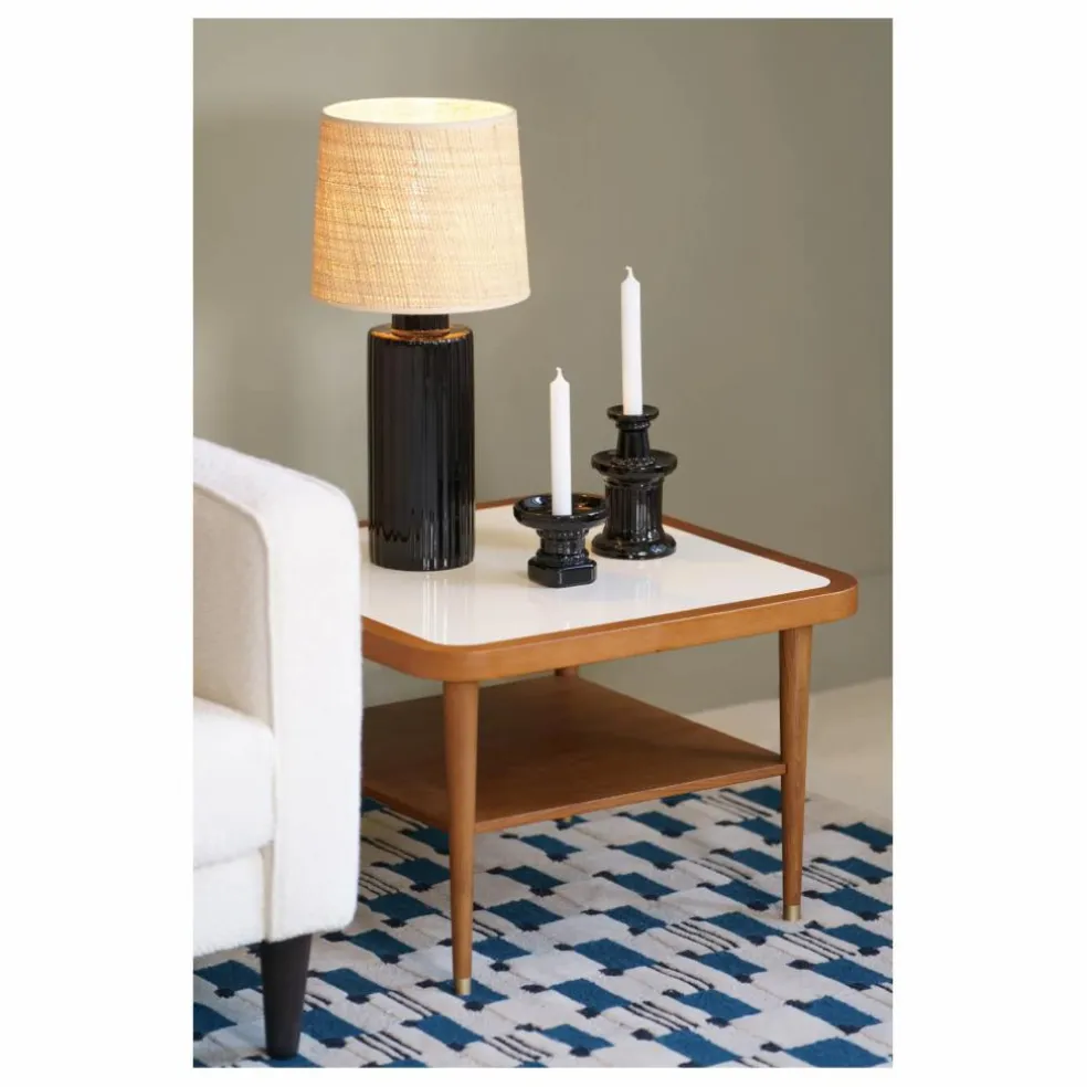 Table Puzzle en chêne | Blanc
