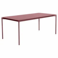Table rectangulaire Fromme outdoor - 8 personnes | Rouge Brun