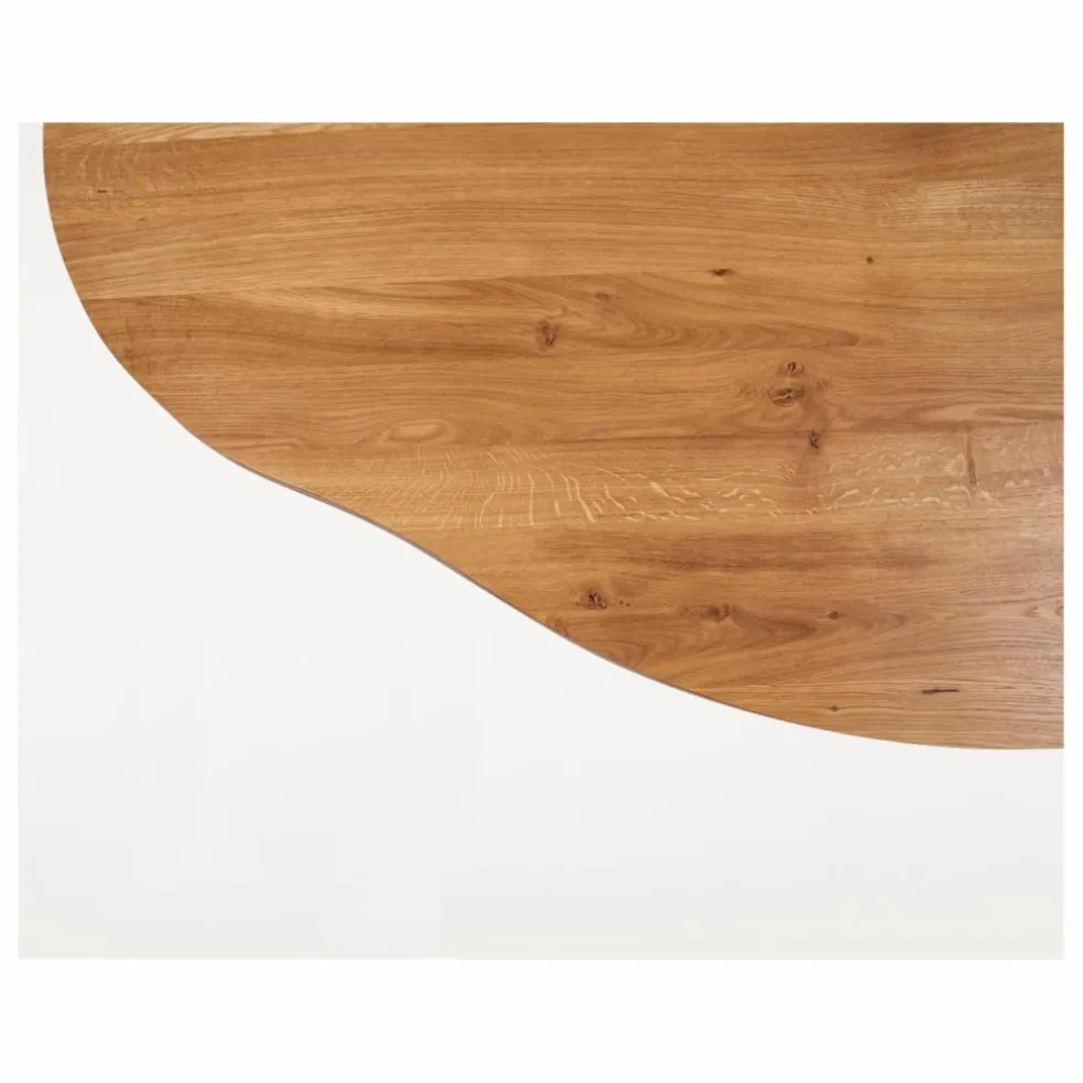 Table ronde irrégulière Farmhouse en bois | Chêne
