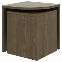 Tables basses Combine - Set de 2 | Brun