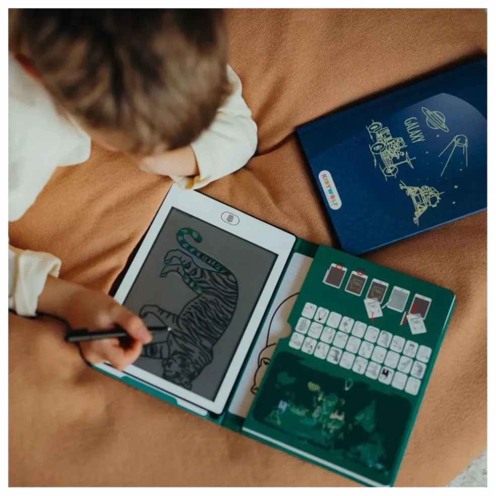 Tablette à dessin Kidydraw Mini | Vert foncé