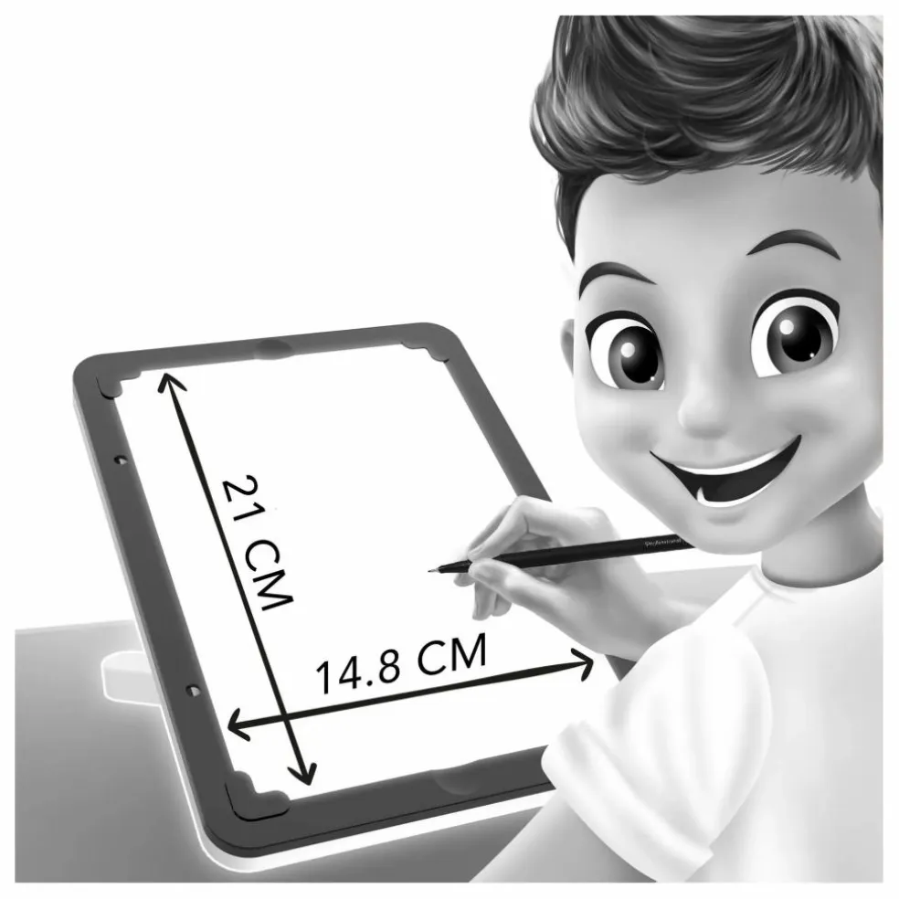 Tablette à dessin lumineuse 3 en 1