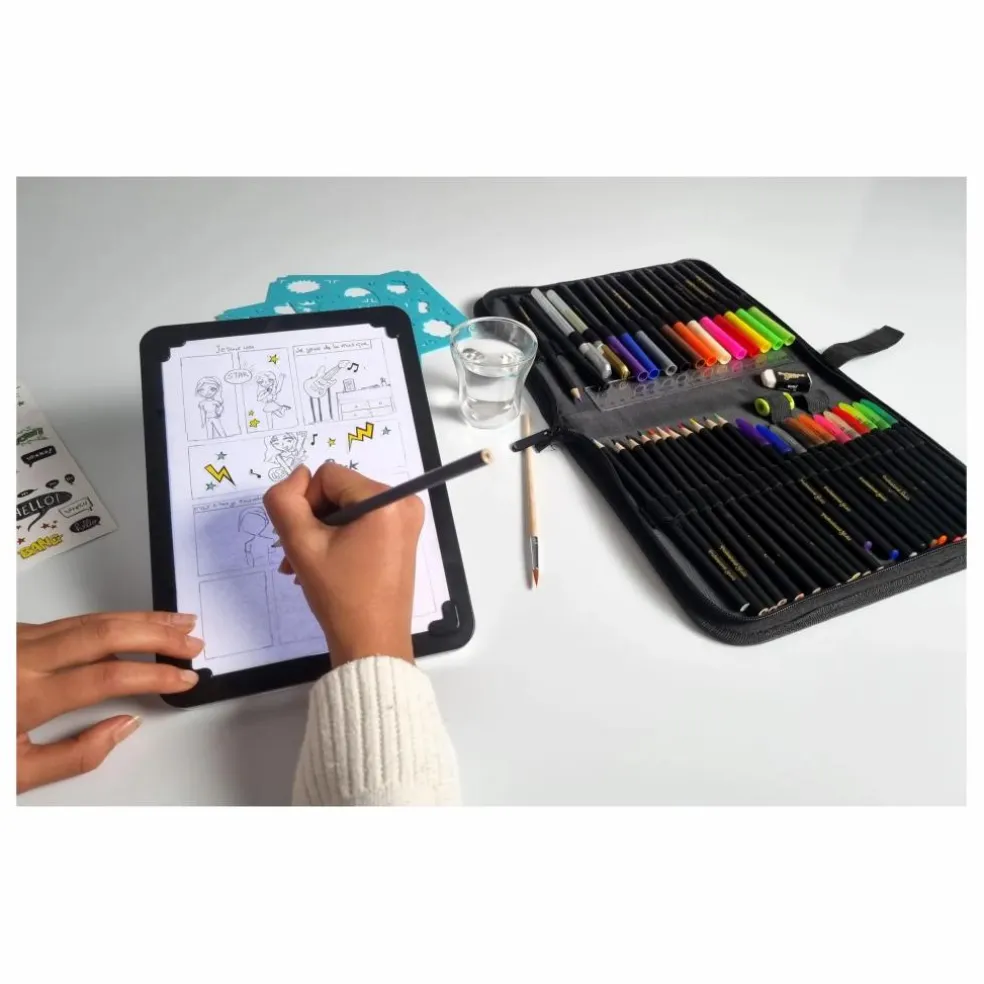 Tablette à dessin lumineuse 3 en 1