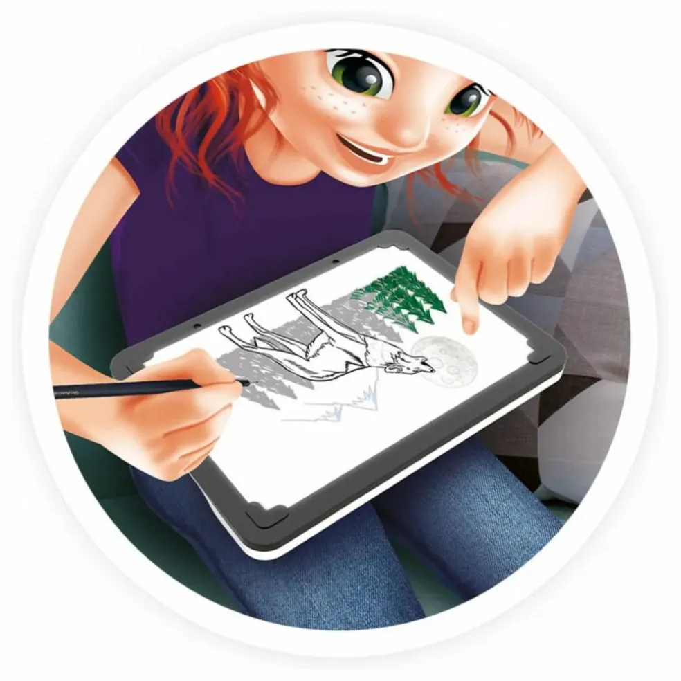 Tablette à dessin lumineuse 3 en 1
