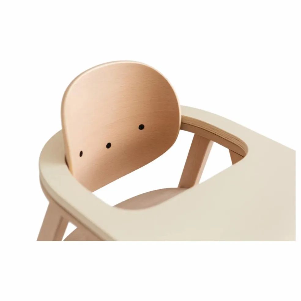 Tablette en bois pour chaise haute Growing green