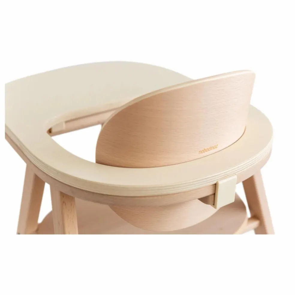 Tablette en bois pour chaise haute Growing green