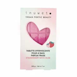 Tablette fraise effervescente pour le bain - 200 g