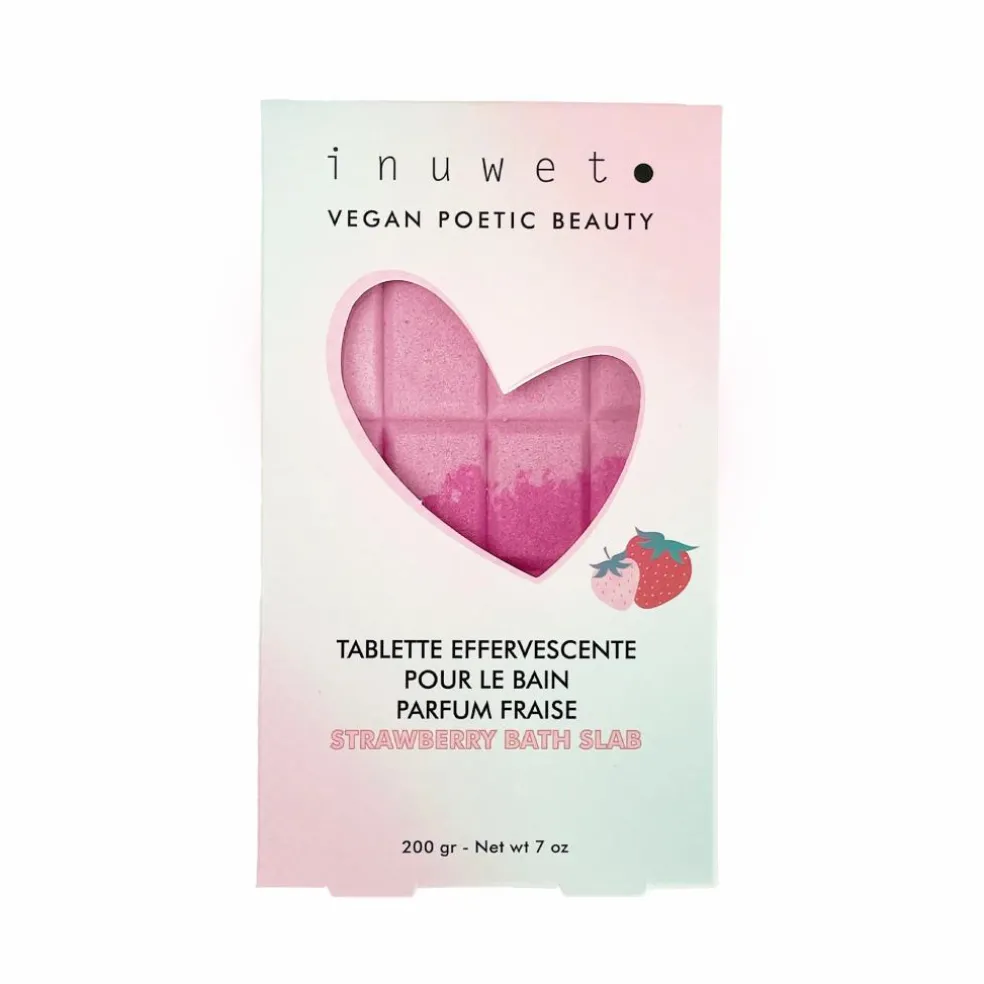 Tablette fraise effervescente pour le bain - 200 g