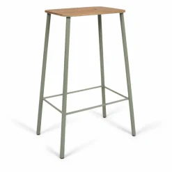 Tabouret Adam Nyboder, assise en bois | Vert