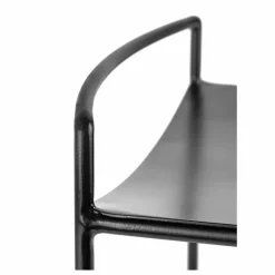 Tabouret de bar Nello en métal | Noir