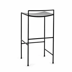 Tabouret de bar Nello en métal | Noir