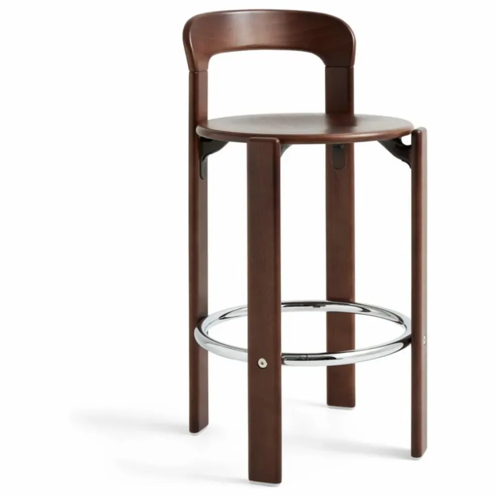 Tabouret haut 65 cm Rey | Marron