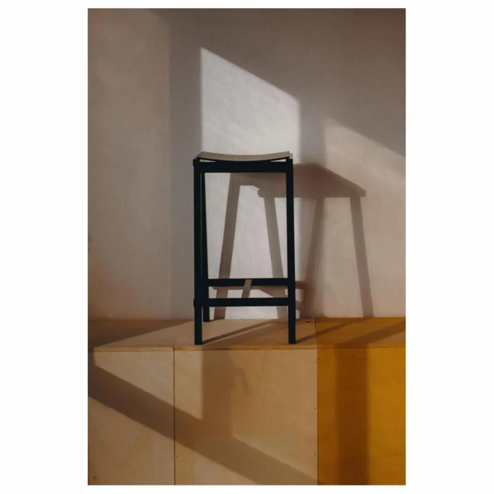 Tabouret Haut 65 cm Taburete 8 | Noir