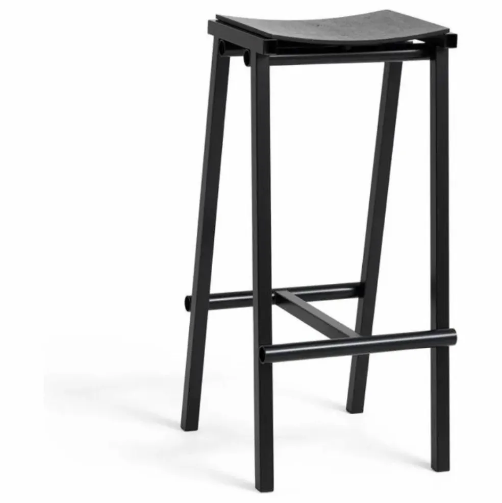 Tabouret Haut 75 cm Taburete 8 | Noir