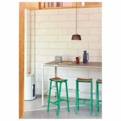 Tabouret Haut 65 cm Taburete 8 | Vert