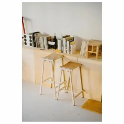 Tabouret Haut 75 cm Taburete 8 | Ivoire