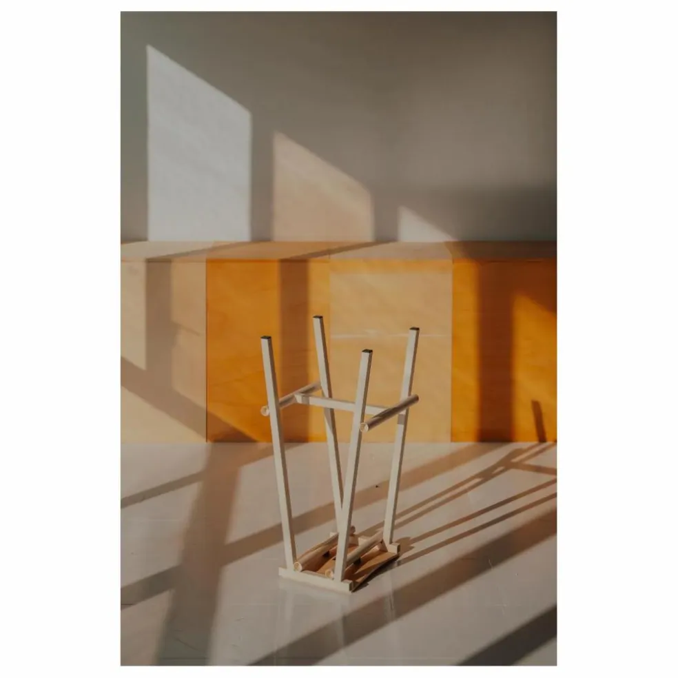 Tabouret Haut 75 cm Taburete 8 | Ivoire
