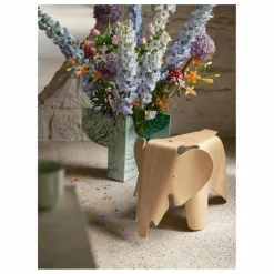 Tabouret éléphant Eames | Noyer