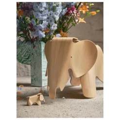 Tabouret éléphant Eames | Noyer