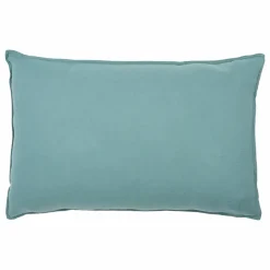 Taie d'oreiller Dili en voile de coton | Bleu stone