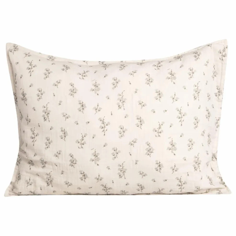 Taie d'oreiller en gaze de coton Bluebell | Crème