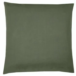 Taie d'oreiller en lin lavé | Vert kaki