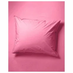 Taie d'oreiller en percale organique - Pink Candy | Rose bonbon
