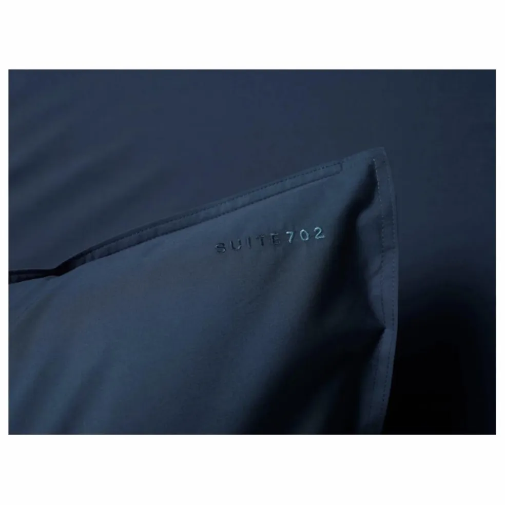 Taie d'oreiller en percale organique | Bleu marine