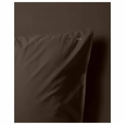 Taie d'oreiller en percale organique - Coffee Brown | Café