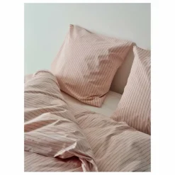 Taie d'oreiller Fineline | Rose pâle
