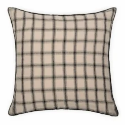 Taie d'oreiller Highlands en lin lavé | Beige rosé