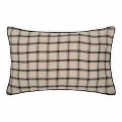 Taie d'oreiller Highlands en lin lavé | Beige rosé