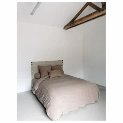 Taie d'oreiller Sandhills en lin | Brun roux